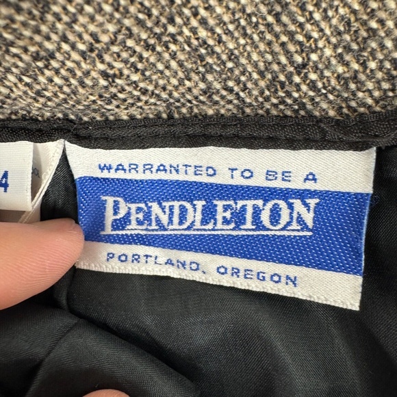 Vintage Pendleton Womens Size 14 100% Wool Midi Pencil Skirt USA *Read - Picture 2 of 11